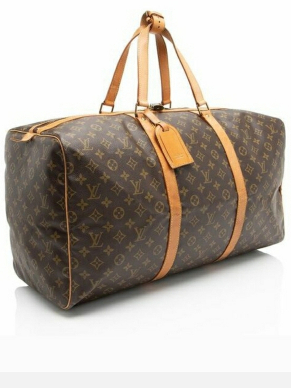 💖100% Authentic Vintage LOUIS VUITTON Monogram Sac Souple 55 *FREE Tag/Lock/Key - Picture 3 of 16